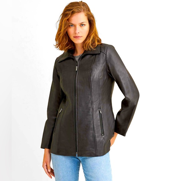 Wilson’s Lindsey thinsulate leather scuba jacket New with Tags - Picture 1 of 16